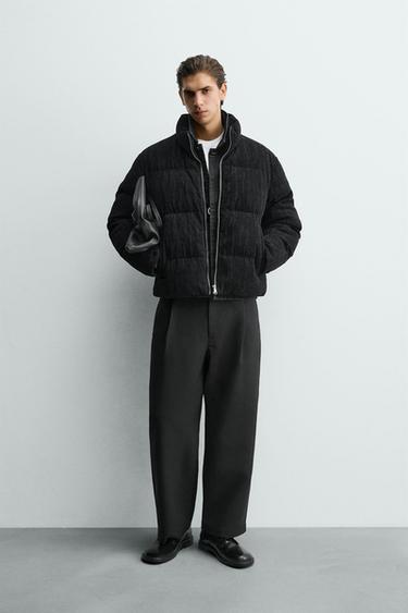 Zara Укороченная стеганая куртка