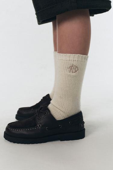 Zara Длинные шерстяные носки SOSHIOTSUKI X ZARA купить с доставкой.