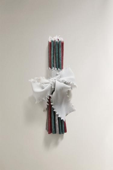 Zara Набор из 20 длинных ароматизированных свечей с базиликовым ароматом