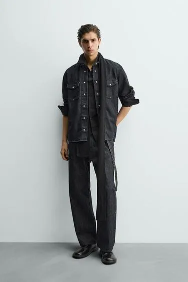 Джинсы STRAIGHT FIT с заклепками