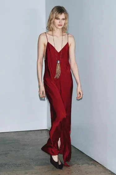 Атласное платье-комбинация из коллекции ZW