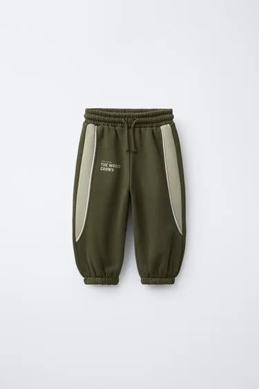 Брюки-джоггеры в стиле колор-блок