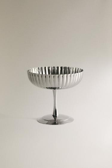 Zara Металлический бокал с волнами