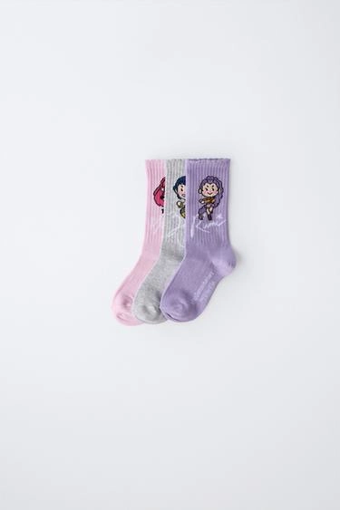 3-PACK OF KPOP DEMON HUNTERS™ NETFLIX © MID-CALF SOCKS- Заказать в России