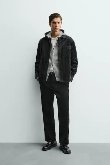 Вельветовые брюки свободного кроя