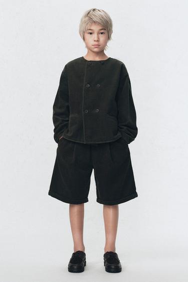 Zara Костюмная куртка из вельвета SOSHIOTSUKI X ZARA