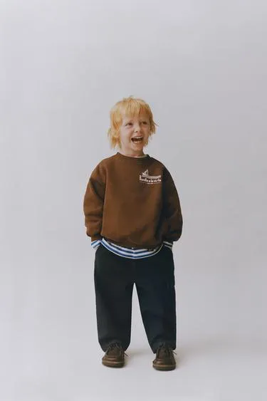 Свитшот с принтом BONILLA A LA VISTA ® от ZARA- Заказать в России