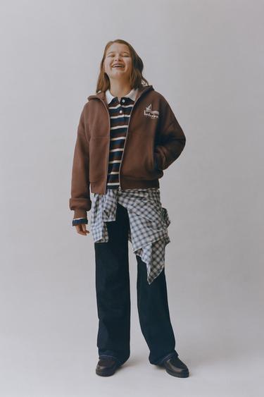 Zara Худи с молнией BONILLA A LA VISTA ® X ZARA купить с доставкой.