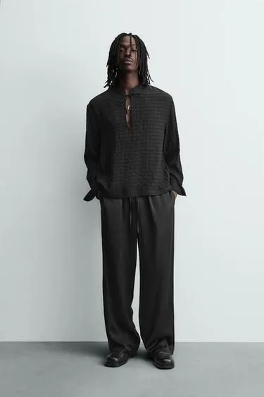 Струящиеся брюки-джоггеры- Заказать в России