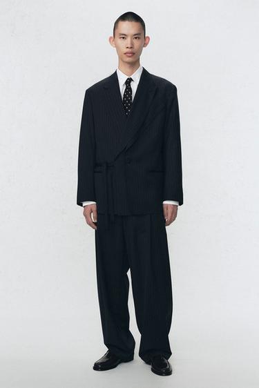 Брюки в полоску с пуговицами SOSHIOTSUKI X ZARA- Заказать в России