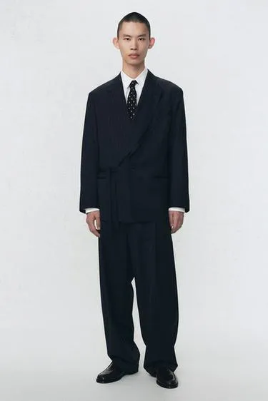 Брюки в полоску с пуговицами SOSHIOTSUKI X ZARA- Заказать в России