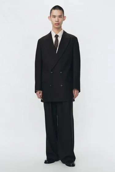 Тейлкоут-пиджак из фланели SOSHIOTSUKI X ZARA- Заказать в России