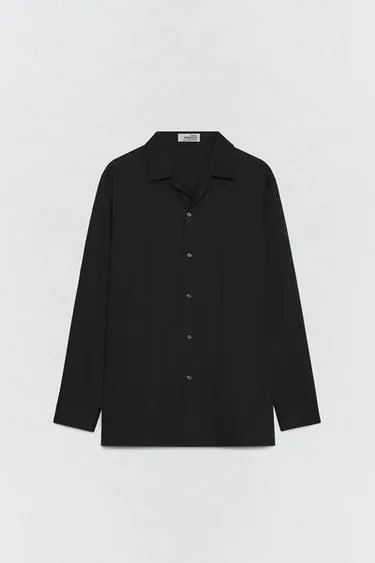 Рубашка из хлопкового поплина свободного кроя SOSHIOTSUKI X ZARA