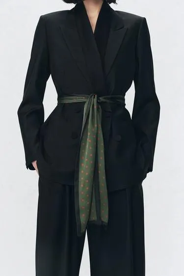 Шелковый шарф Zara «Soshiotsuki»- Заказать в России
