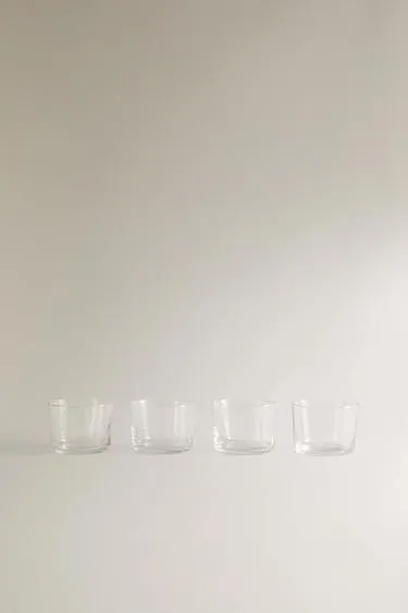 Набор низких стеклянных стаканов (набор из 4 шт.)- Заказать в России