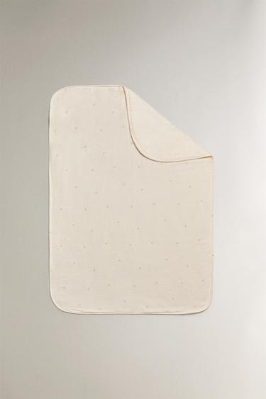 Zara Детский цветочный муслиновый плед