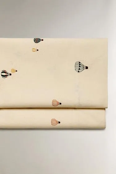 Детские накатанные простыни с воздушными шариками