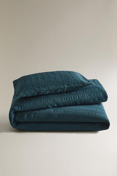 Zara Детский одеялец в полоску с текстурой купить с доставкой.