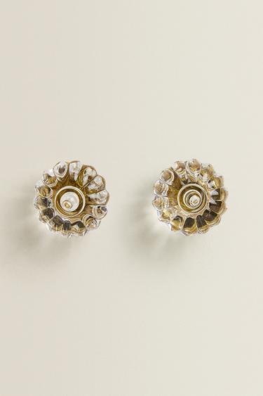 Zara Набор акриловых ручек-цветов для дверей (набор из 2) купить с доставкой.