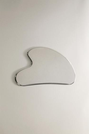 Zara Металлический массажер для лица гуа ша