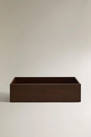 Деревянный органайзер для макияжа