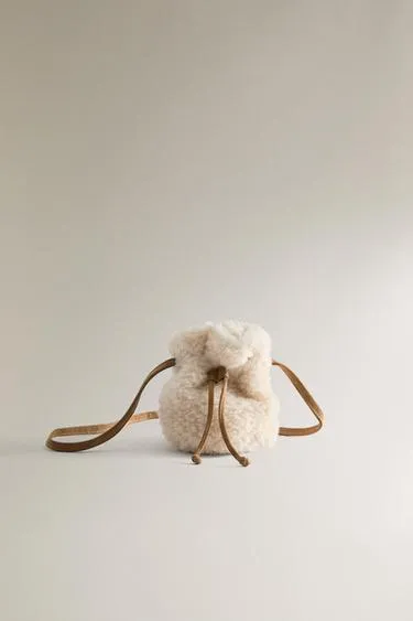 Детская сумка из искусственной овчины- Заказать в России