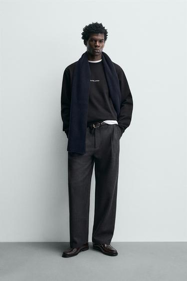 Zara Свитшот с принтом и надписью в регулярном крое купить с доставкой.