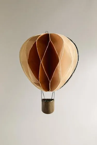 Бумажный шар на стену (12 см) разноцветный