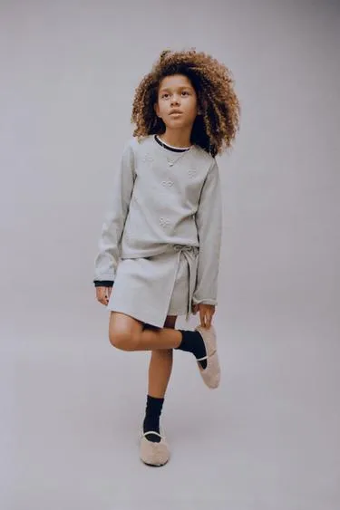 Юбка-шорты SOFT TOUCH с бантом