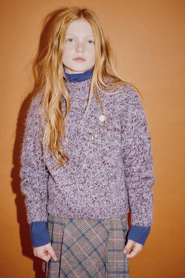 Zara Юбка в клетку со складками, ремень с заклепками