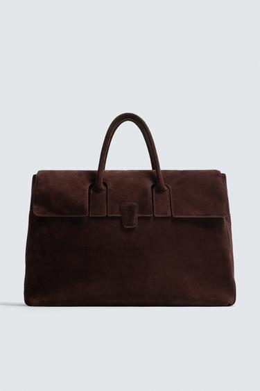 Zara Кожаная сумка купить с доставкой.