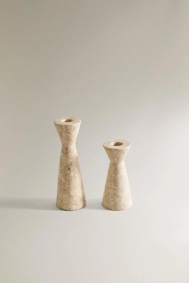 Мраморный подсвечник