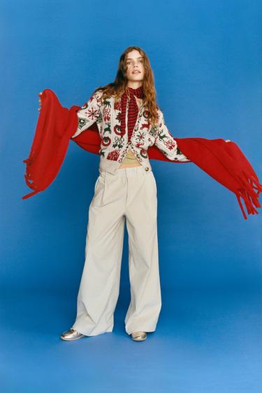 Zara Вельветовые брюки с карманами