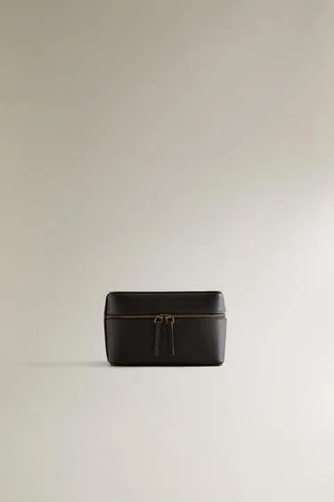 Кожаная косметичка для украшений в дорожный стиле