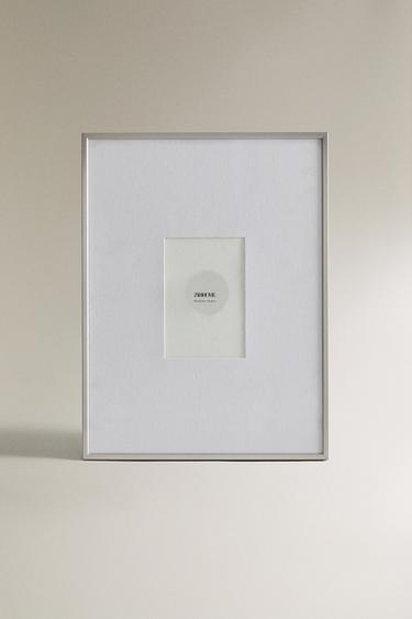 Zara Серебристая металлическая рамка для фотографий