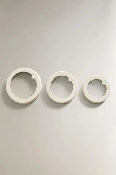 Набор силиконовых и стеклянных крышек (набор из 3 шт.)