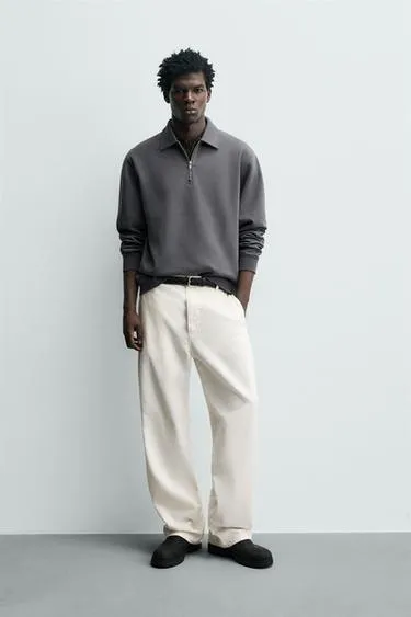 Толстовка поло INTERLOCK на молнии- Заказать в России