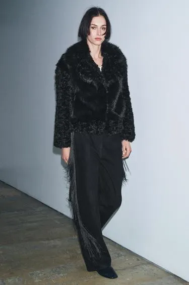 Брюки с бахромой ZW COLLECTION LIMITED EDITION