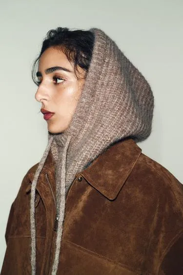 Капюшон в рубчик CHUNKY- Заказать в России