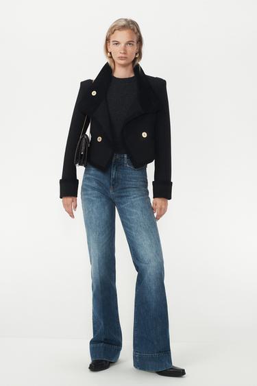 Zara Короткая куртка на пуговицах — THE ITEM ZARA WOMAN
