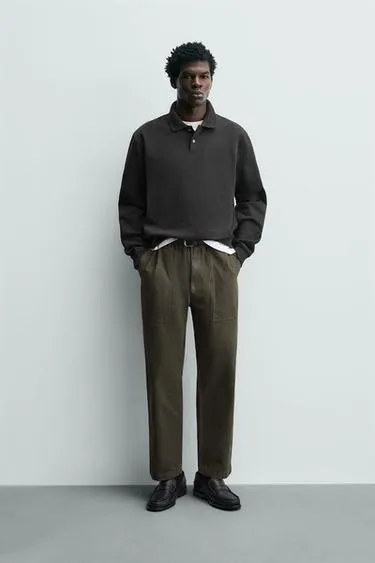 Поло REGULAR FIT с рельефным узором