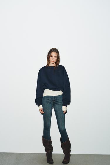 Zara Джинсы TRF SKINNY с высокой посадкой купить с доставкой.