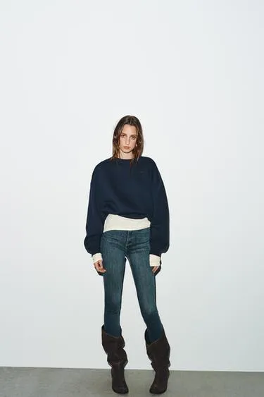 Джинсы TRF SKINNY с высокой посадкой- Заказать в России