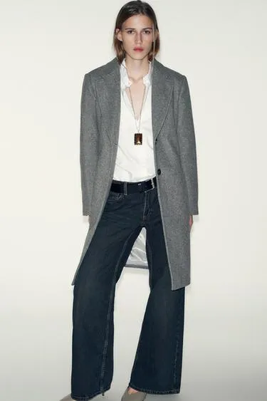 Мягкое пальто с подплечниками