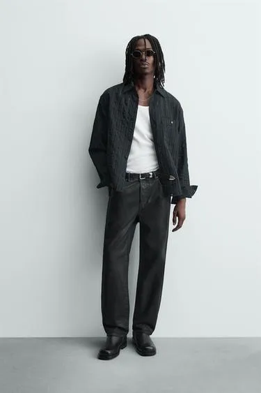 Жаккардовая рубашка в полоску- Заказать в России