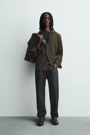 Рубашка RELAXED FIT в клетку- Заказать в России