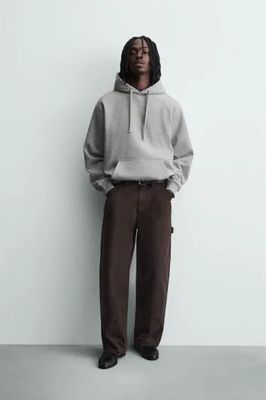 Худи с капюшоном из структурного материала