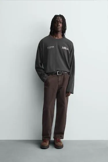 Футболка с текстовым принтом