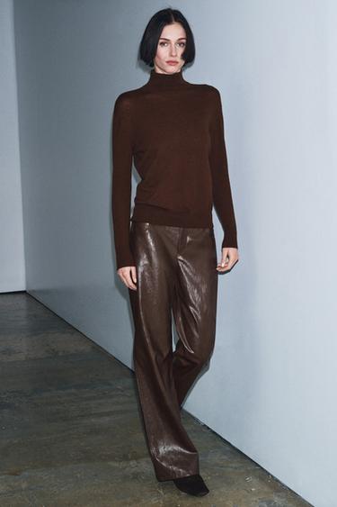 Zara Свитер из 100% сверхмягкой шерсти