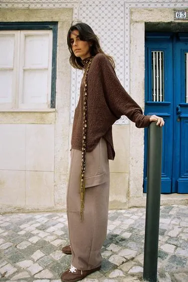 Свитер-накидка- Заказать в России